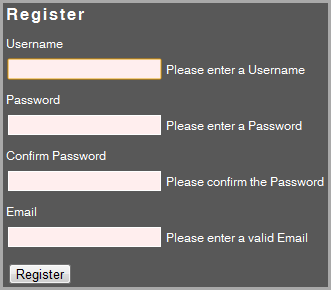 RegisterClientValidation RegisterClientValidation