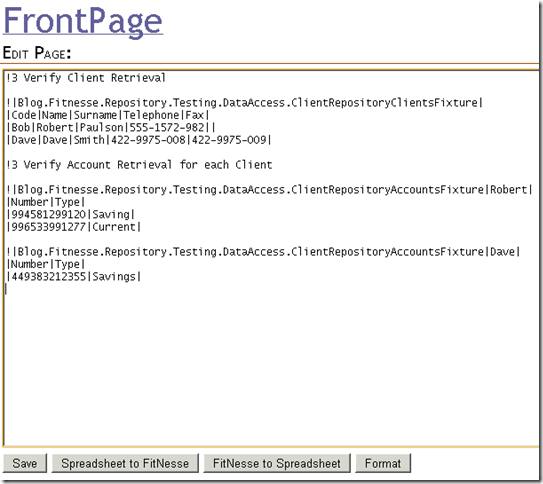 Fitnesse - Setup Fitnesse - Setup